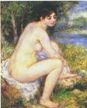 Pierre Renoir  Female Nude in a Landscape Germany oil painting art